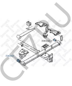 1304641080 Втулка, амортизатор CITROËN/PEUGEOT в городе Краснодар