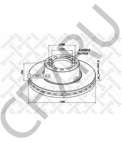 4079000600 Тормозной диск SAF в городе Краснодар