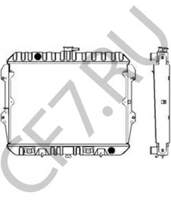 21500-P7102 Радиатор, охлаждение двигателя DATSUN в городе Краснодар