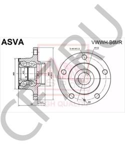 1T0598611 Ступица колеса VW/SEAT в городе Краснодар