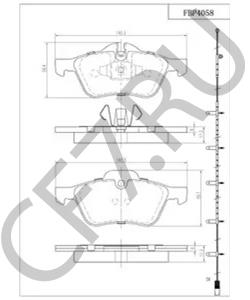 VP1476 Комплект тормозных колодок, дисковый тормоз VECTOR в городе Краснодар