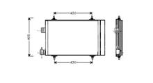 CITROËN (DF-PSA) Конденсатор, кондиционер