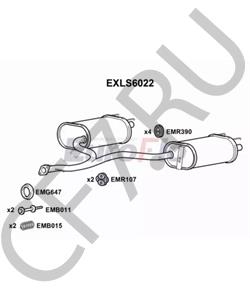 1743031540 Глушитель выхлопных газов конечный LEXUS в городе Краснодар