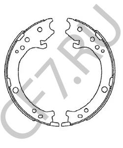 43154STKA01 Комплект тормозных колодок, стояночная тормозная система ACURA в городе Краснодар