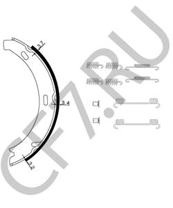 5096552AA Комплект тормозных колодок, стояночная тормозная система Chrysler в городе Краснодар