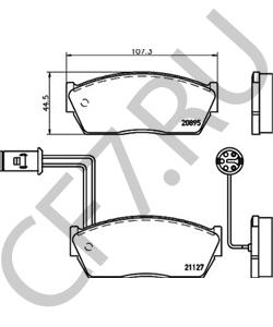 GBP90289 Комплект тормозных колодок, дисковый тормоз ROVER в городе Краснодар