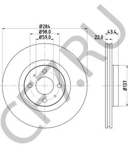 82451746 Тормозной диск ALFA ROMEO в городе Краснодар