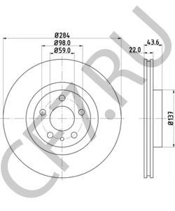 82427592 Тормозной диск ALFA ROMEO в городе Краснодар