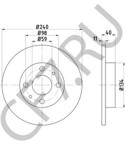 7645054 Тормозной диск ALFA ROMEO в городе Краснодар