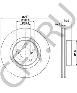 26310AA151 Тормозной диск SUBARU в городе Краснодар