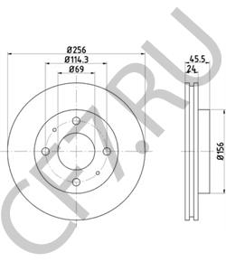 PW820577 Тормозной диск PROTON в городе Краснодар