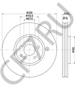 5135475AC Тормозной диск Chrysler в городе Краснодар