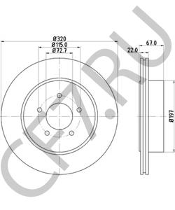 4779209AF Тормозной диск Chrysler в городе Краснодар