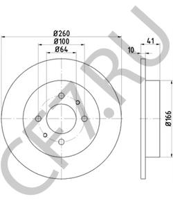 MB699287 Тормозной диск PROTON в городе Краснодар