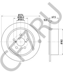 26700AG001 Тормозной диск SUBARU в городе Краснодар