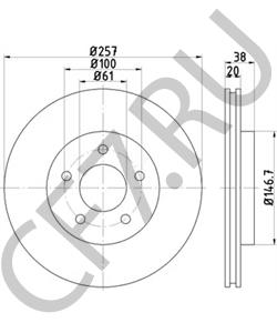 4509552 Тормозной диск Chrysler в городе Краснодар