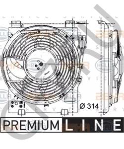 13114005 Вентилятор, конденсатор кондиционера OPEL в городе Краснодар