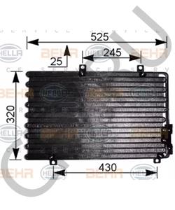 608 0759 7 Конденсатор, кондиционер ALFA ROMEO в городе Краснодар