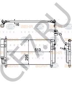 D4Y1-61-48ZB Конденсатор, кондиционер MAZDA в городе Краснодар