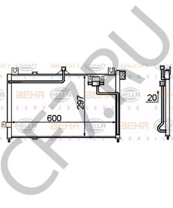 B02H-61-480B Конденсатор, кондиционер MAZDA в городе Краснодар