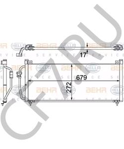 73210-FA170 Конденсатор, кондиционер SUBARU в городе Краснодар