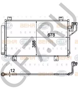 GHR1-61-480 Конденсатор, кондиционер MAZDA в городе Краснодар