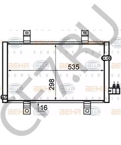 F151-61-480 Конденсатор, кондиционер MAZDA в городе Краснодар