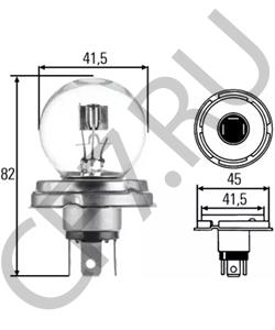 00101 Лампа накаливания, основная фара NORMAG в городе Краснодар
