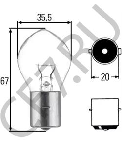 209619 Лампа накаливания, фара рабочего освещения HAMM в городе Краснодар