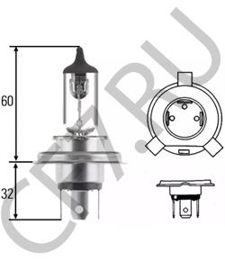 00424 Лампа накаливания, фара дальнего света NORMAG в городе Краснодар