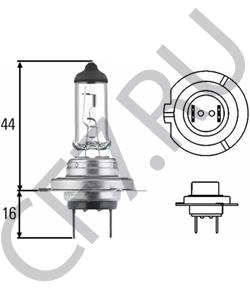 0417382 Лампа накаливания, фара дальнего света HYMER в городе Краснодар