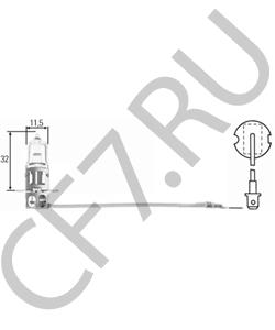 00312 Лампа накаливания, основная фара NORMAG в городе Краснодар