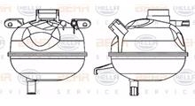 VAUXHALL Компенсационный бак, охлаждающая жидкость