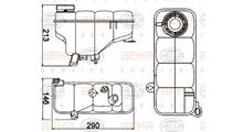 MERCEDES-BENZ Компенсационный бак, охлаждающая жидкость