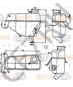 A 124 500 13 49 Компенсационный бак, охлаждающая жидкость MERCEDES-BENZ в городе Краснодар