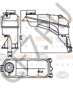 A 210 500 05 49 Компенсационный бак, охлаждающая жидкость MERCEDES-BENZ в городе Краснодар