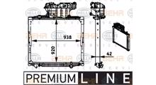 MAN Радиатор, охлаждение двигателя