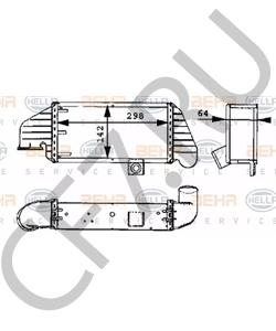 91FF 9L440AB Интеркулер Ford в городе Краснодар