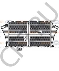 63 02 066 Интеркулер OPEL в городе Краснодар