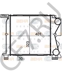 51 424 89AA Интеркулер Chrysler в городе Краснодар