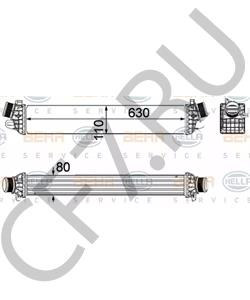 505 1447 5 Интеркулер ALFA ROMEO в городе Краснодар