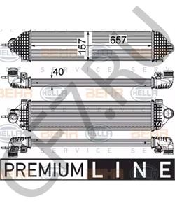 BV619L440AF Интеркулер Ford в городе Краснодар