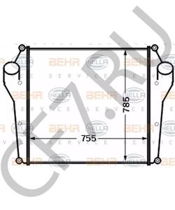 50 01 834 808 Интеркулер RENAULT TRUCKS в городе Краснодар