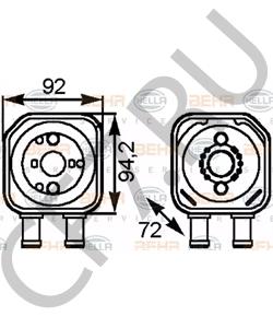 028 117 021 H масляный радиатор, двигательное масло VW (FAW) в городе Краснодар