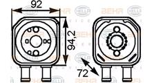 VW (FAW) масляный радиатор, двигательное масло