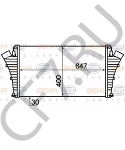 63 02 041 Интеркулер OPEL в городе Краснодар