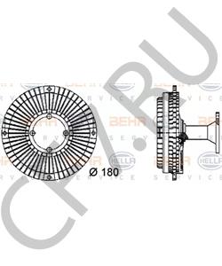51 06630 0043 Сцепление, вентилятор радиатора MAN в городе Краснодар