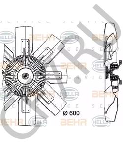 362 125 Вентилятор, охлаждение двигателя SCANIA в городе Краснодар